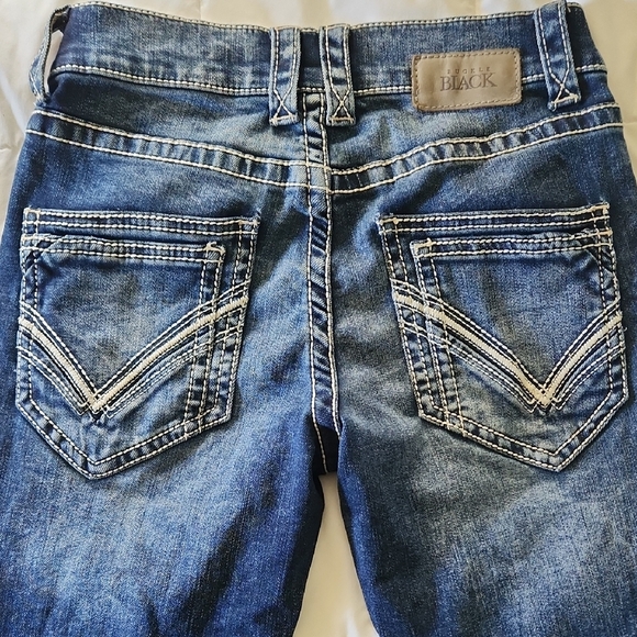 Buckle Men's Dark Blue Straight Jeans - Picture 5 of 6